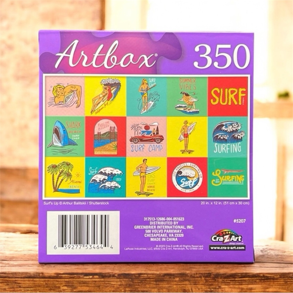 🧩 Artbox Surfs Up 350 PCS Puzzle - Picture 2 of 5